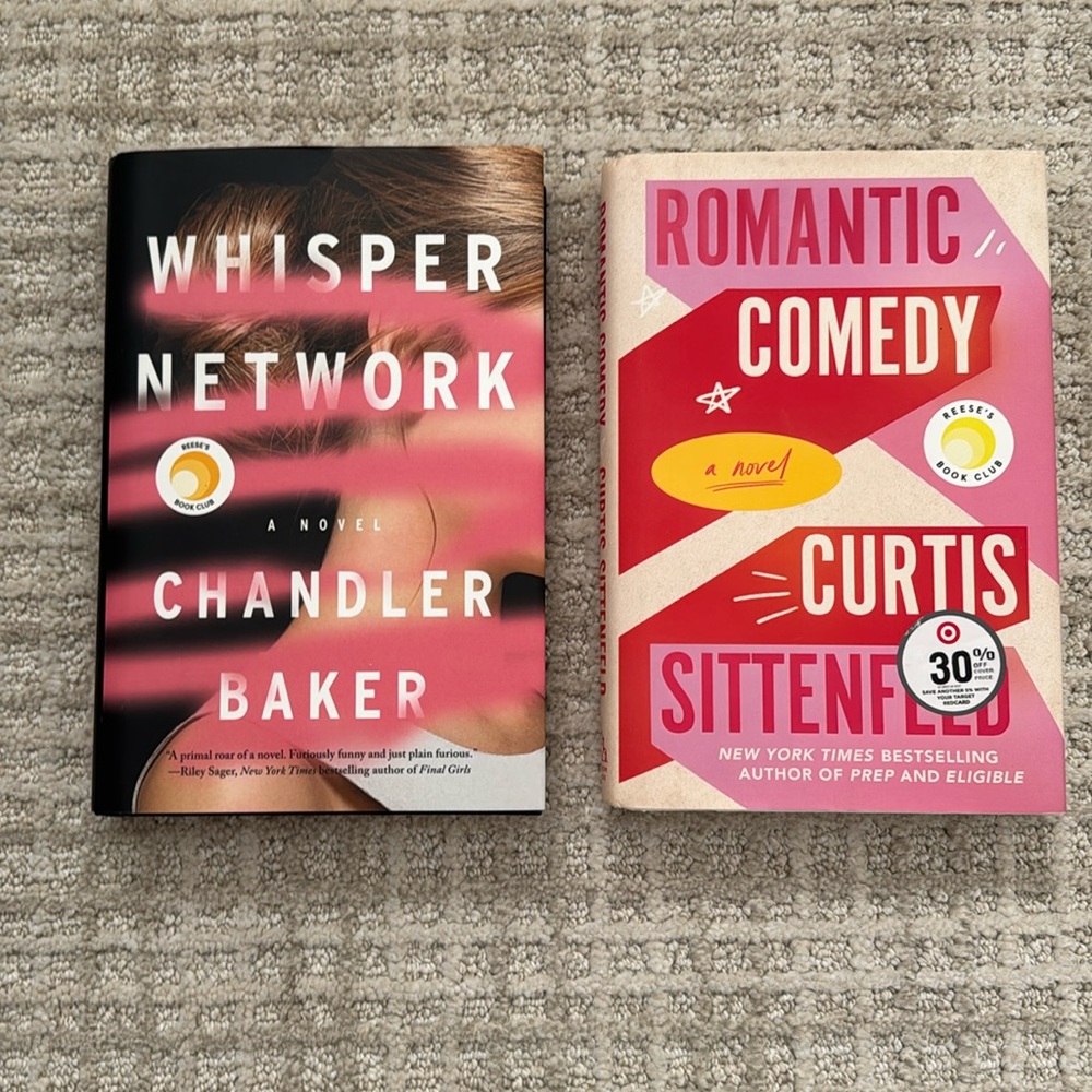 2 Reese’s Book Club picks! Whisper Network and Romantic Comedy